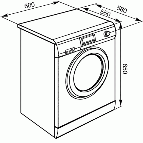 Стиральная машина с фронтальной загрузкой SMEG SLB147-2