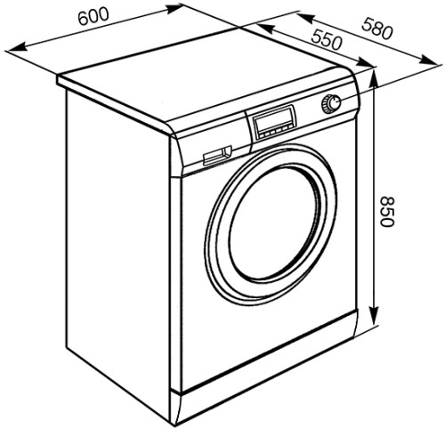Стиральная машина SMEG SLB127-2