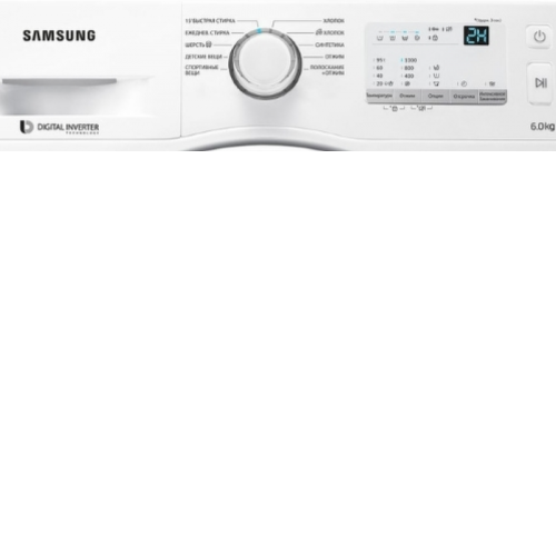 Стиральная машина с фронтальной загрузкой SAMSUNG ww60j3047lw