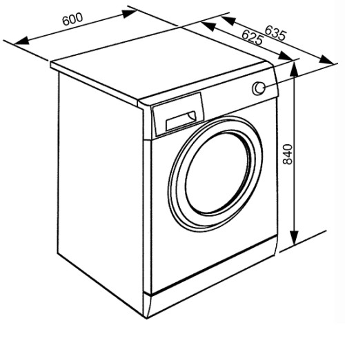 Стиральная машина с фронтальной загрузкой SMEG WHT1114LSRU