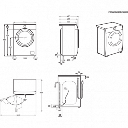 Стиральная машина Electrolux EW6S4R06BX