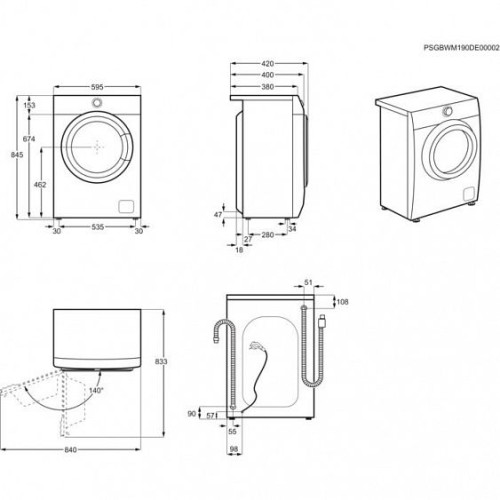 Стиральная машина Electrolux EW6S3R26SI