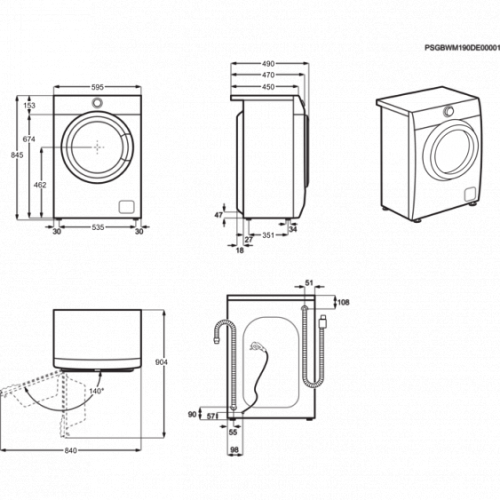 Стиральная машина Electrolux EW6S4 R27BI