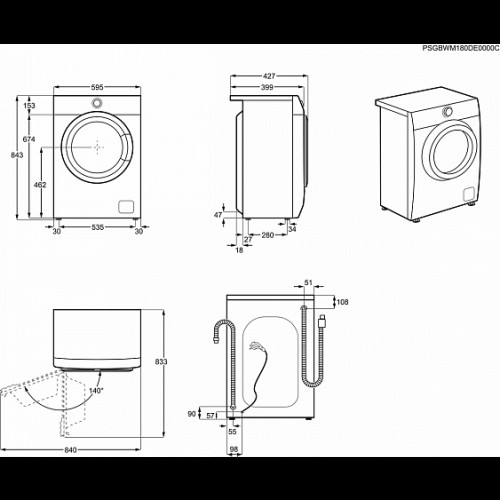 Стиральная машина ELECTROLUX EW6S3R06S