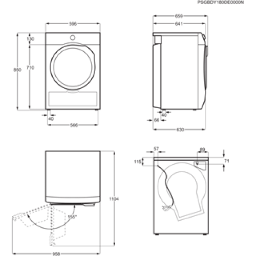 Сушильная машина Electrolux EW6C428WP