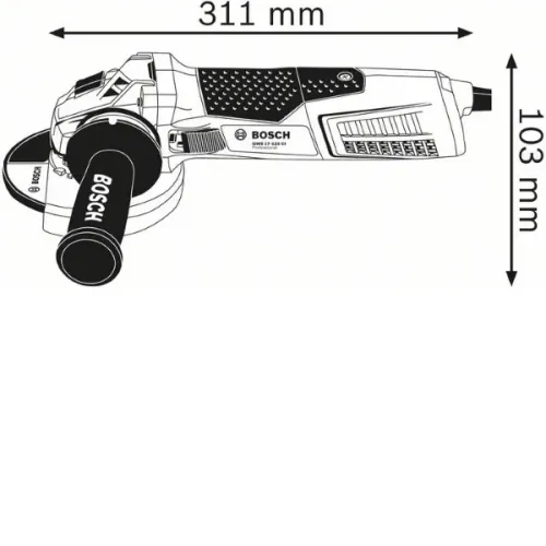 Шлифмашина BOSCH GWS 19-125 CIST Professional 060179S002