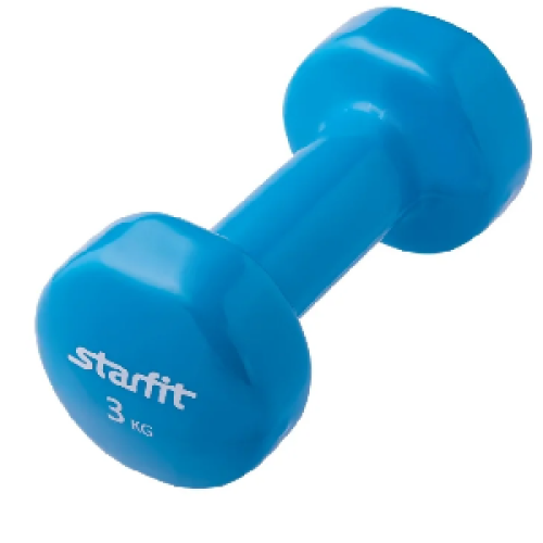 Гантель Starfit DB-101 3 кг синяя