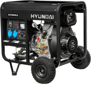 Генератор HYUNDAI dhy 8000le + колеса