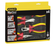 Набор из плоскогубцев и кусачек электрика 4 шт STANLEY MaxSteel VDE 1000V 4-84-489