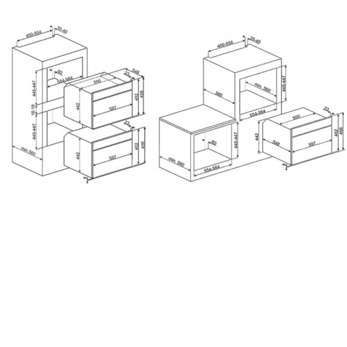 Встраиваемая пароварка SMEG SF4800VAO