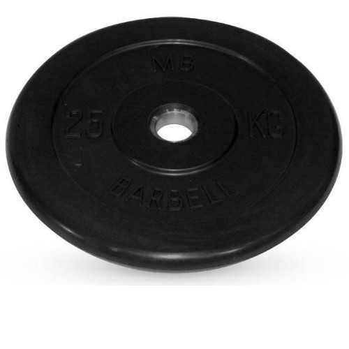 Диск обрезиненный MB Barbell MB-PltB31-25