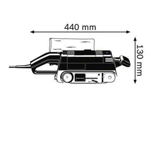 Ленточная шлифмашина BOSCH gbs 75 ae (0601274708)