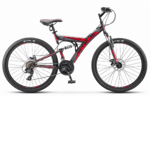 Велосипед Stels Focus MD 26 21-SP V010 (2018) 18 черный/красный