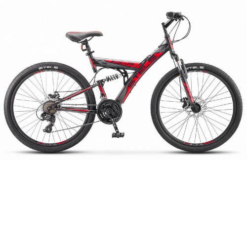 Велосипед Stels Focus MD 26 21-SP V010 (2018) 18 черный/красный