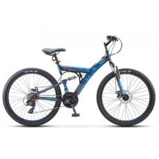 Велосипед Stels Focus MD 26 21-SP V010 (2018) 18 черный/синий