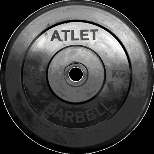 Диск обрезиненный MB Barbell MB-PltB51-10