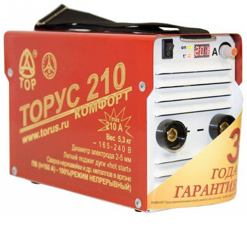 Сварочный инвертор ТОРУС 210 комфорт