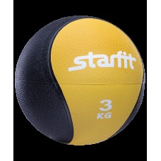Медбол Starfit Pro GB-702 3 кг желтый