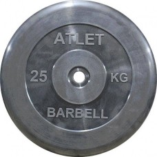 Диск обрезиненный MB Barbell Atlet MB-AtletB51-25