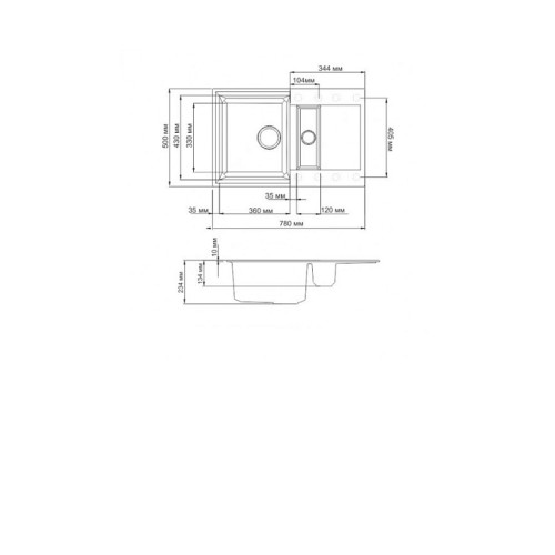 Кухонная мойка OMOIKIRI sakaime 78-2-pl(4993199)