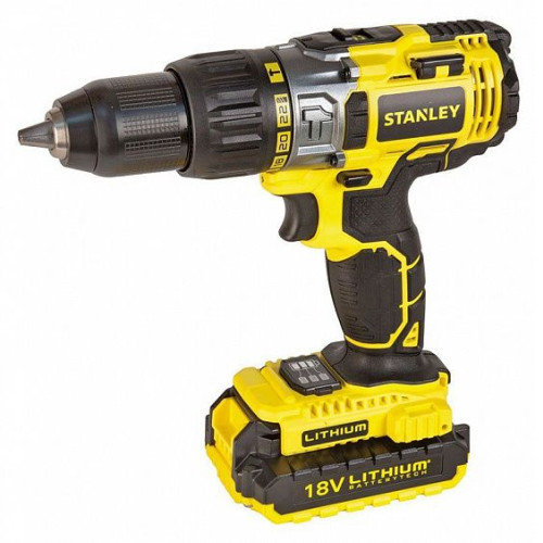 Шуруповерт аккумуляторный Stanley STDC18LHBK