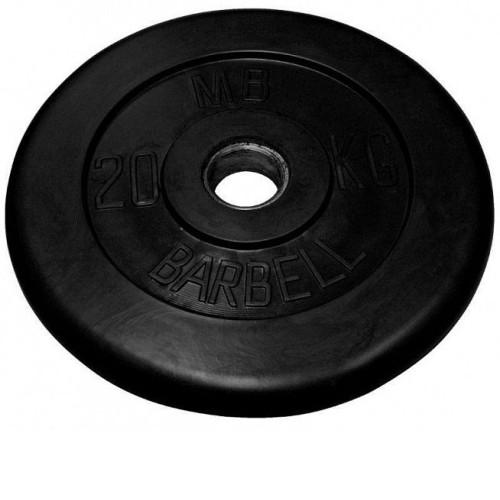 Диск обрезиненный MB Barbell MB-PltB31-20