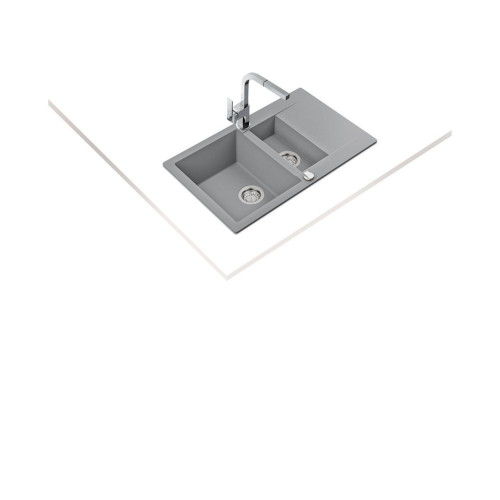 Кухонная мойка TEKA CLIVO 60 B-TQ ALUGRAUMETALLIC