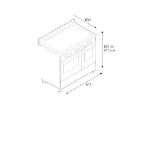 Варочный центр BERTAZZONI PRO905IMFEDBIT