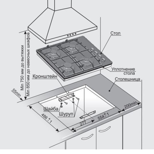 Газовая поверхность GEFEST сг свн 2230 к3