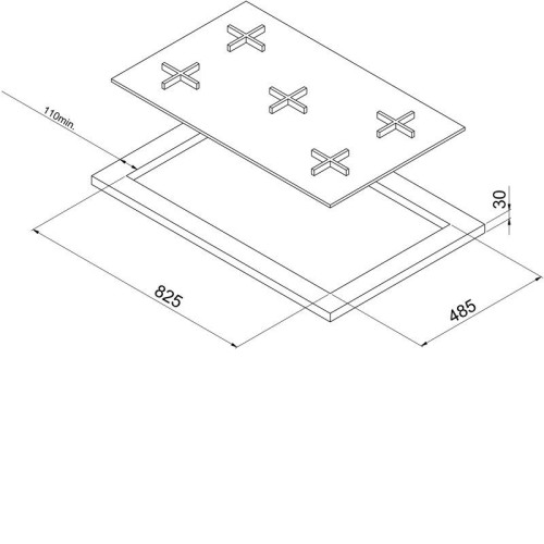 Поверхность KORTING hgg 985 ctn