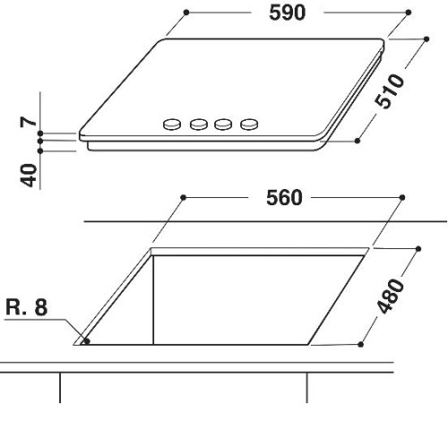 Поверхность WHIRLPOOL gma 6411 ix