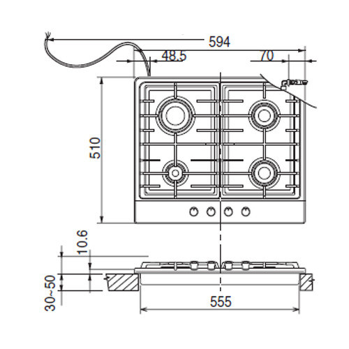 Поверхность SAMSUNG gn641ffxd