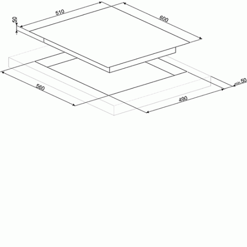 Индукционная варочная панель Smeg SIM662WLDX