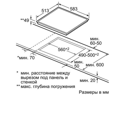 Поверхность BOSCH pkn646f17r