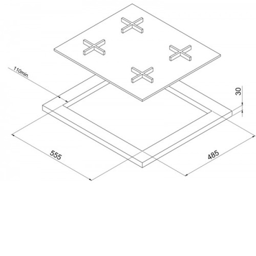 Поверхность KORTING hgg 785 ctw