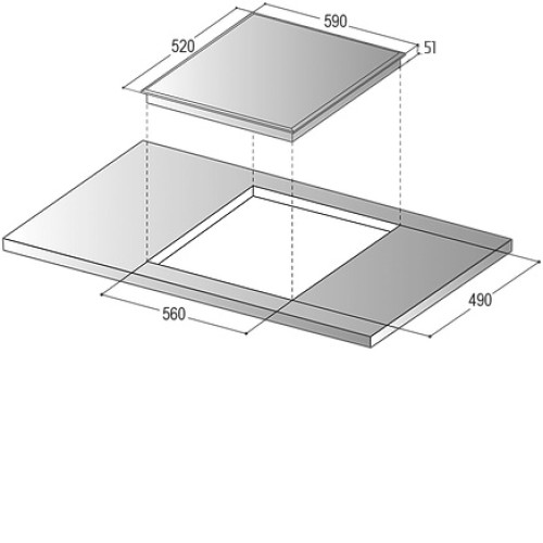 Варочная панель RAINFORD RBH-8622BS White
