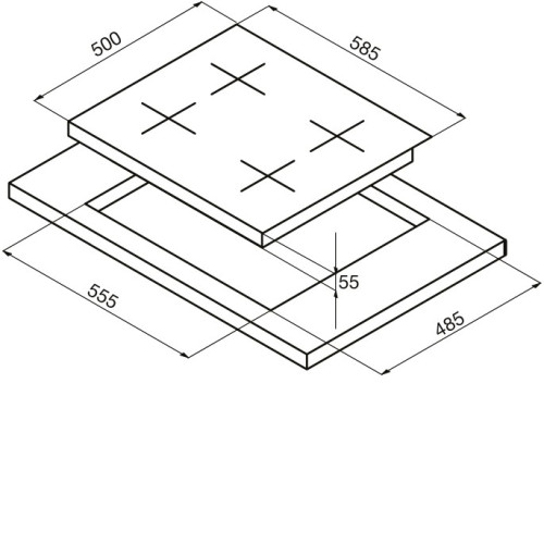 Поверхность KORTING hg 630 ctn pro