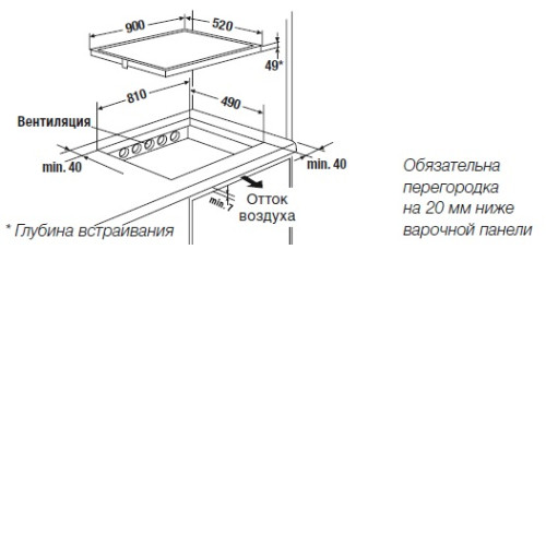 Индукционная варочная панель KUPPERSBUSCH EKI 9954.1 F Facette