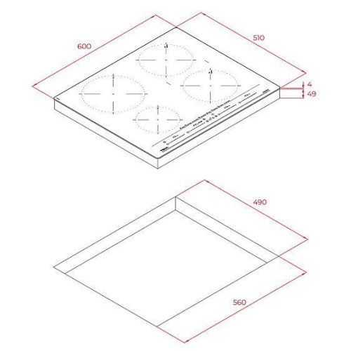 Варочная панель TEKA IZC 64630 WH MST