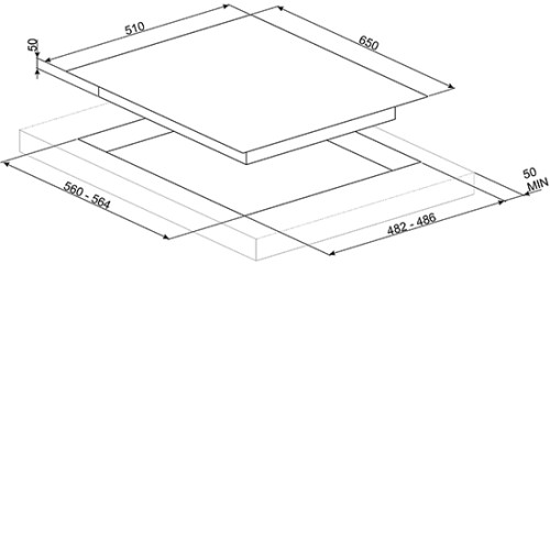 Варочная панель SMEG PV664LCNX