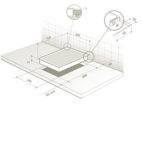 Поверхность DE DIETRICH dtg 1101 x