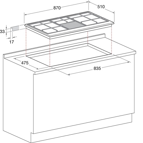 Поверхность HOTPOINT-ARISTON PHN 961 TS IX/HA