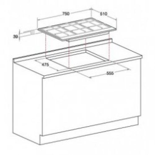 Поверхность HOTPOINT-ARISTON 751 PCN T/IX/HA