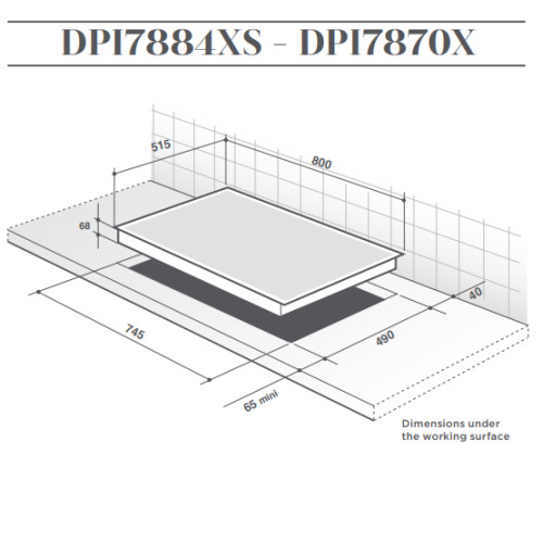 Варочная поверхность DE DIETRICH DPI7870X