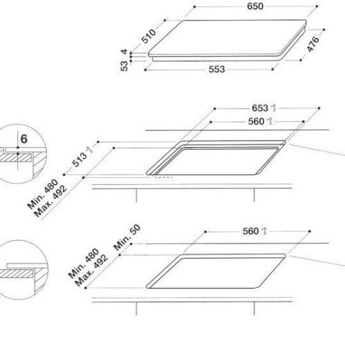 Варочная панель Whirlpool SMC 654 F BT IXL