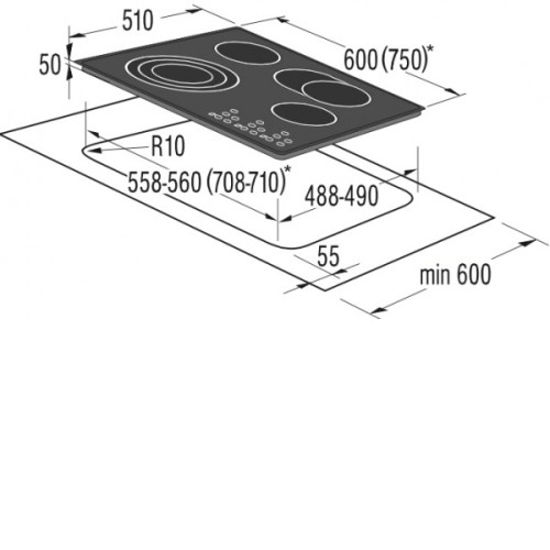 Поверхность KORTING hk 6305 bx