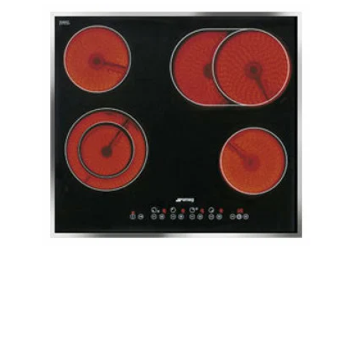 Варочная поверхность Smeg SE2665CX черный