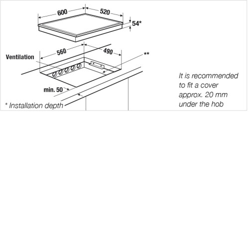 Индукционная варочная панель KUPPERSBUSCH EKI 6642.1 F Facette