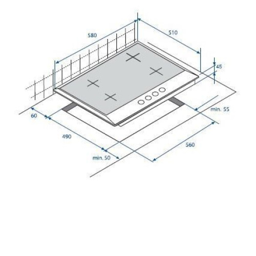 Газовая поверхность BEKO HIMW 64225 SW