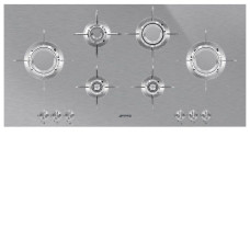 Газовая варочная панель Smeg PXL6106